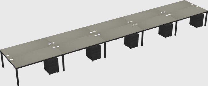 Shared Rectangular Desk