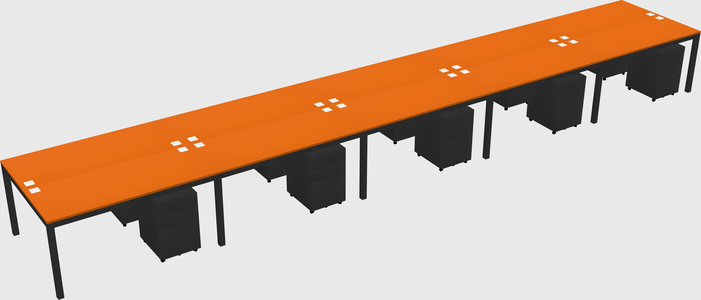 Shared Rectangular Desk