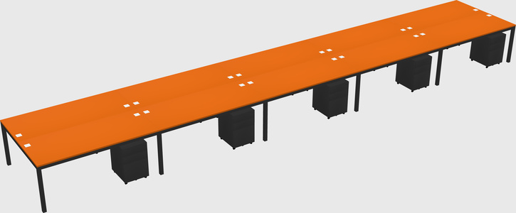Shared Rectangular Desk