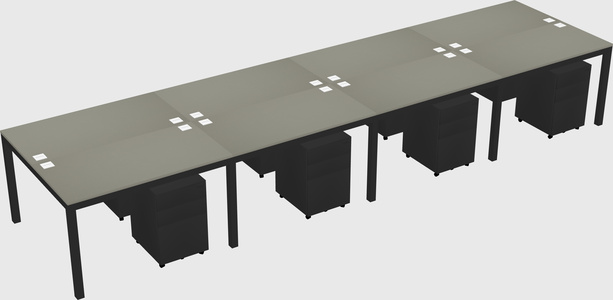 Shared Rectangular Desk