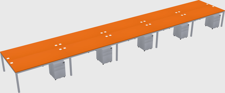 Shared Rectangular Desk