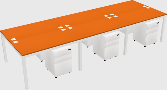 Shared Rectangular Desk