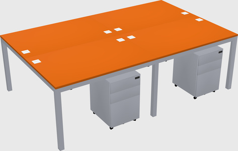 Shared Rectangular Desk