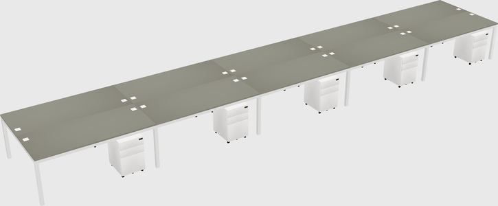 Shared Rectangular Desk