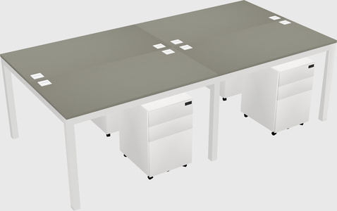 Shared Rectangular Desk