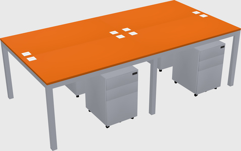 Shared Rectangular Desk