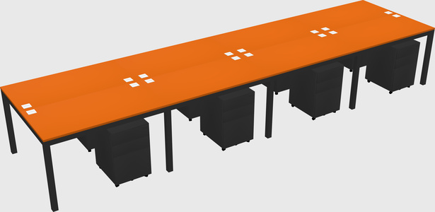 Shared Rectangular Desk