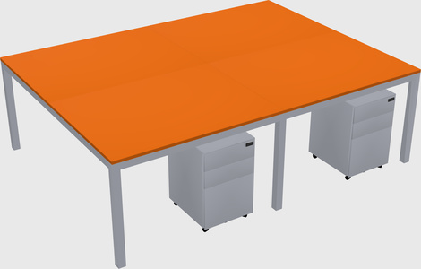 Shared Rectangular Desk