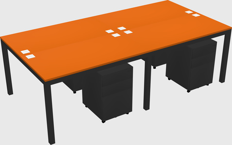 Shared Rectangular Desk