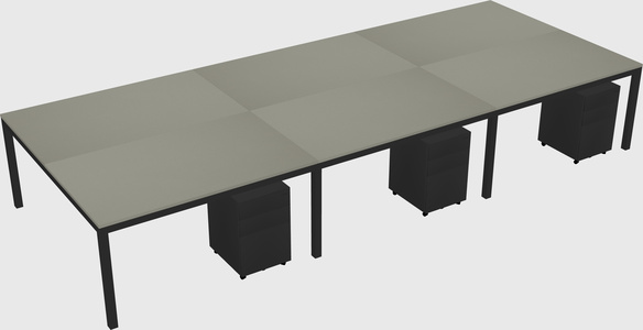 Shared Rectangular Desk