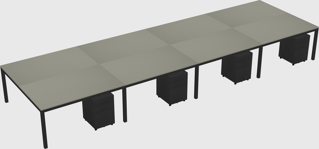 Shared Rectangular Desk