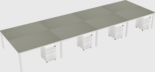 Shared Rectangular Desk