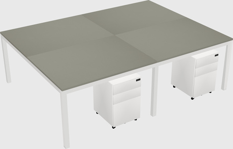 Shared Rectangular Desk
