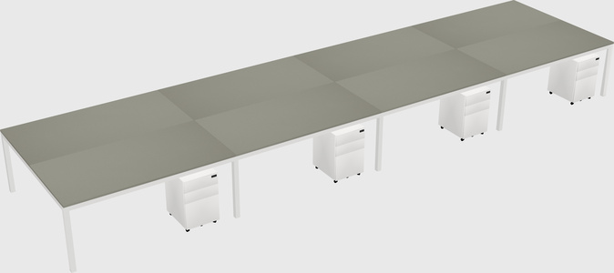 Shared Rectangular Desk