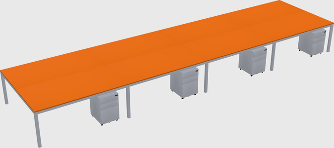 Shared Rectangular Desk