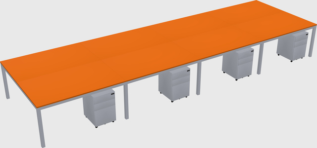 Shared Rectangular Desk