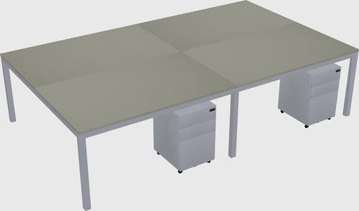 Shared Rectangular Desk