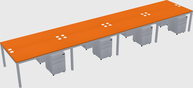 Shared Rectangular Desk