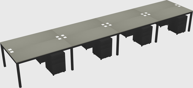 Shared Rectangular Desk