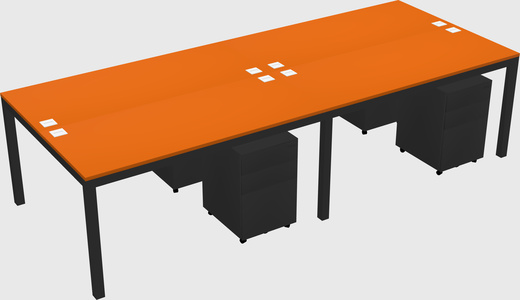 Shared Rectangular Desk