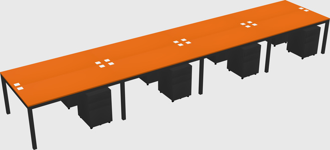 Shared Rectangular Desk
