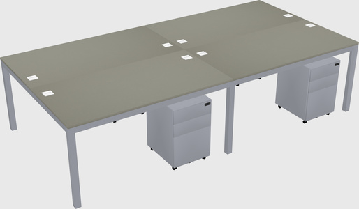 Shared Rectangular Desk