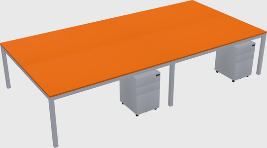 Shared Rectangular Desk