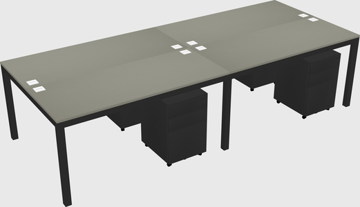 Shared Rectangular Desk