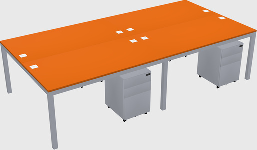 Shared Rectangular Desk
