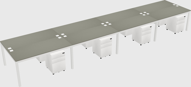 Shared Rectangular Desk