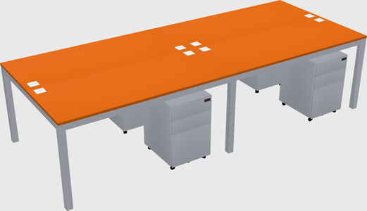 Shared Rectangular Desk