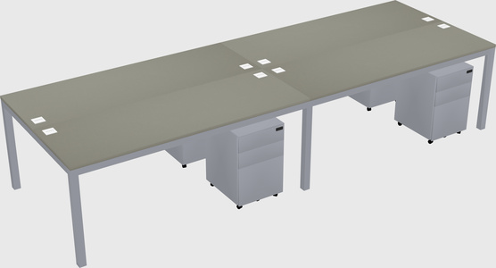 Shared Rectangular Desk