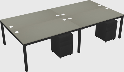 Shared Rectangular Desk