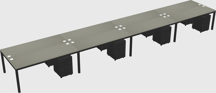 Shared Rectangular Desk