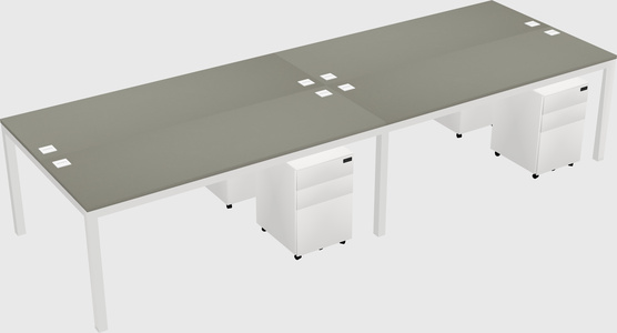 Shared Rectangular Desk