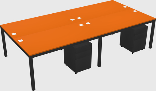 Shared Rectangular Desk