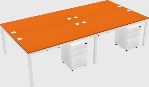 Shared Rectangular Desk