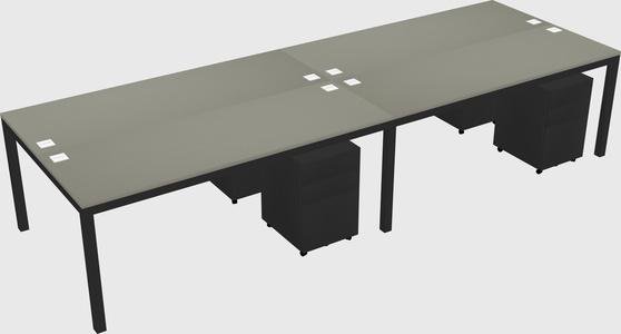Shared Rectangular Desk