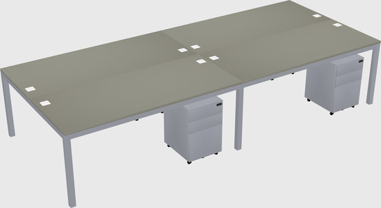 Shared Rectangular Desk