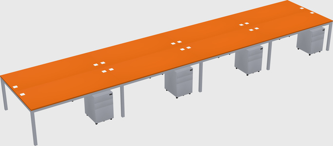Shared Rectangular Desk