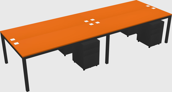 Shared Rectangular Desk