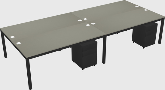Shared Rectangular Desk