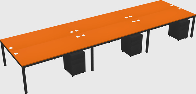 Shared Rectangular Desk