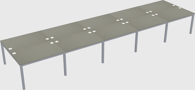 Shared Rectangular Desk