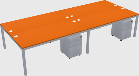 Shared Rectangular Desk