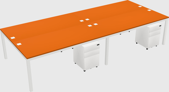 Shared Rectangular Desk