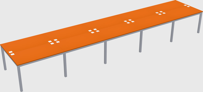 Shared Rectangular Desk