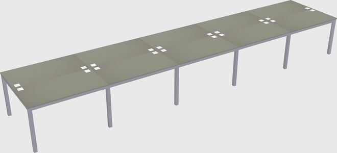 Shared Rectangular Desk