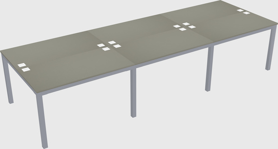 Shared Rectangular Desk