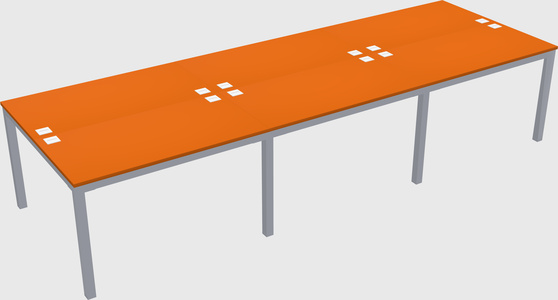 Shared Rectangular Desk